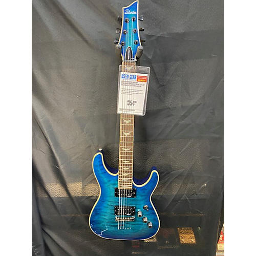 Schecter Guitar Research Omen Extreme 6 Solid Body Electric Guitar Blue