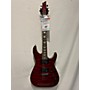 Used Schecter Guitar Research Omen Extreme 6 Solid Body Electric Guitar Wine Red