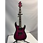 Used Schecter Guitar Research Omen Extreme 6 Solid Body Electric Guitar PURPLE BURST