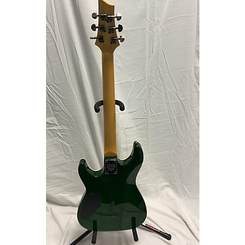 Schecter Guitar Research Omen Extreme 6 Solid Body Electric Guitar GREEN BURST