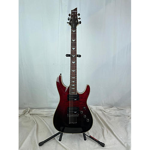 Schecter Guitar Research Omen Extreme 6 Solid Body Electric Guitar Candy Apple Red Metallic