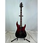 Used Schecter Guitar Research Omen Extreme 6 Solid Body Electric Guitar Candy Apple Red Metallic
