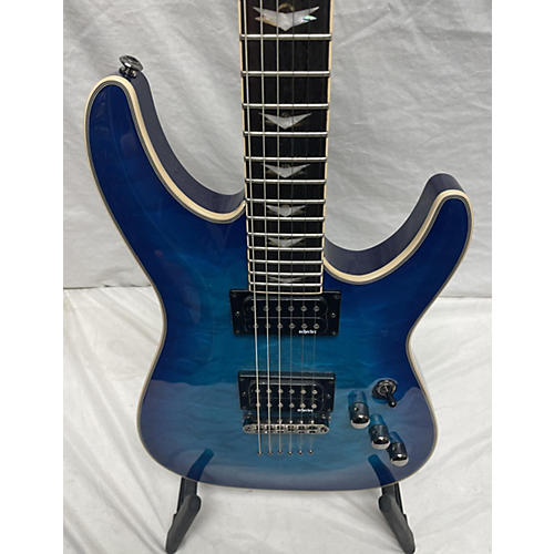 Schecter Guitar Research Omen Extreme 6 Solid Body Electric Guitar Blue Burst