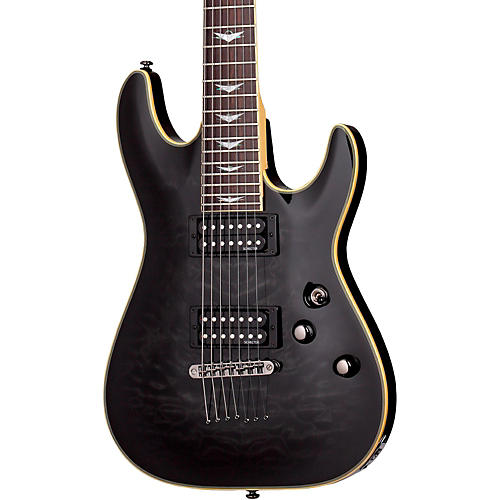 Schecter Guitar Research Omen Extreme-7 Electric Guitar Condition 2 - Blemished See-Thru Black 197881162665