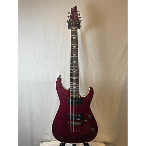 Schecter Guitar Research Omen Extreme 7 Solid Body Electric Guitar Wine Red