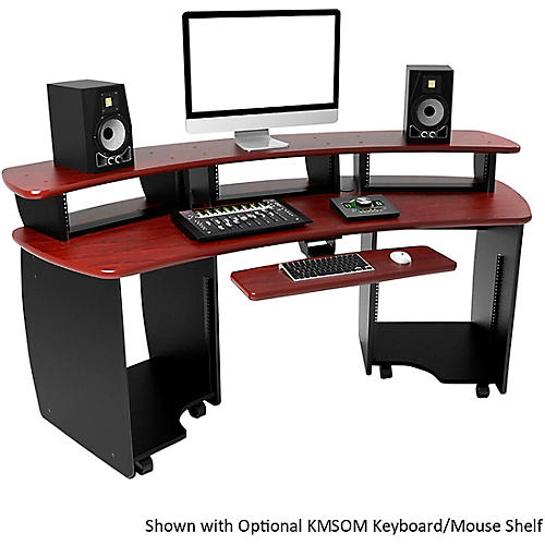 OmniDesk Audio/Video Editing Workstation - Mahogany