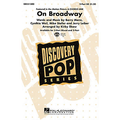 Hal Leonard On Broadway 2-Part arranged by Kirby Shaw