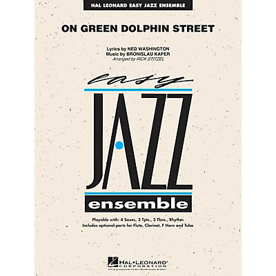 Hal Leonard On Green Dolphin Street Jazz Band Level 2 Arranged by Rick Stitzel