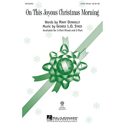 Hal Leonard On This Joyous Christmas Morning 2-Part Composed by Mary Donnelly