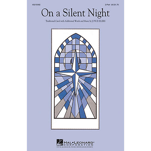 Hal Leonard On a Silent Night 2-Part arranged by Joyce Eilers
