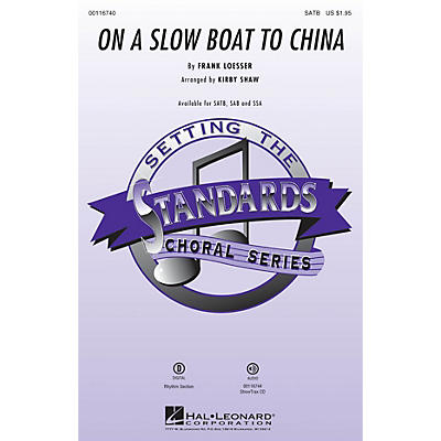 Hal Leonard On a Slow Boat to China SSA Arranged by Kirby Shaw