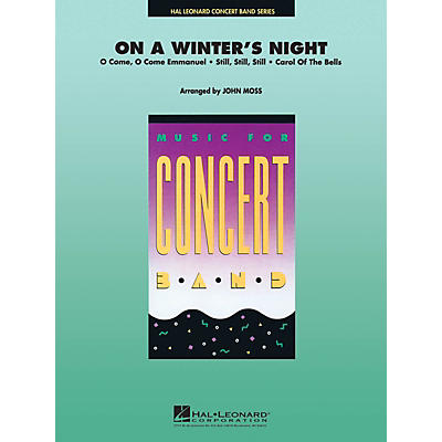 Hal Leonard On a Winter's Night Concert Band Level 4-5 Arranged by John Moss