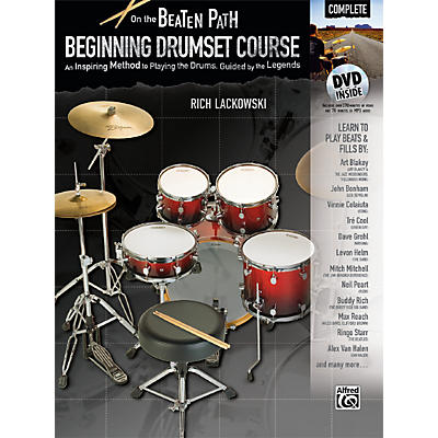 Alfred On the Beaten Path Beginning Drumset Course Complete Book & DVD ROM