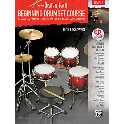Alfred On the Beaten Path Beginning Drumset Course Level 1 with CD