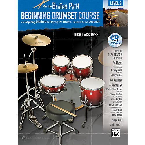 On the Beaten Path Beginning Drumset Course Level 2 Book & CD