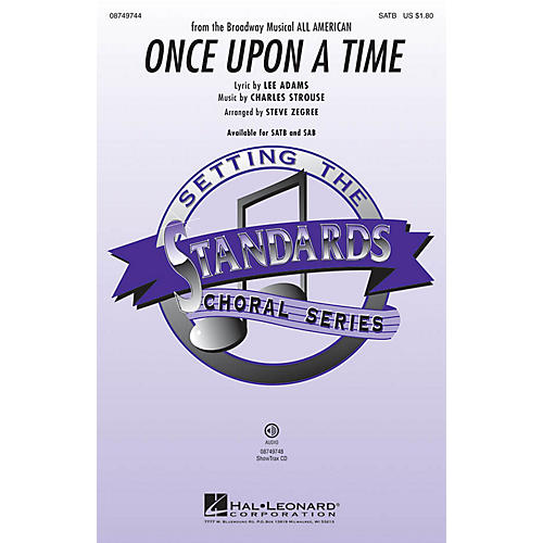 Once Upon a Time SATB arranged by Steve Zegree