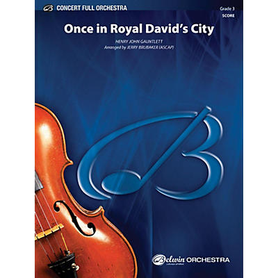 Alfred Once in Royal David's City Full Orchestra Grade 3