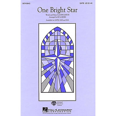 Hal Leonard One Bright Star SATB by Vince Gill arranged by Ed Lojeski