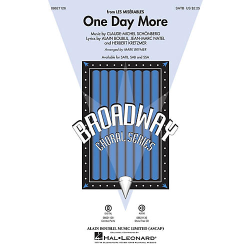 Hal Leonard One Day More (from Les Misérables) Combo Parts Arranged by Mark Brymer