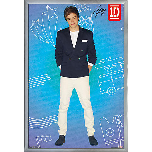 Trends International One Direction - Liam Pop Poster Framed Silver