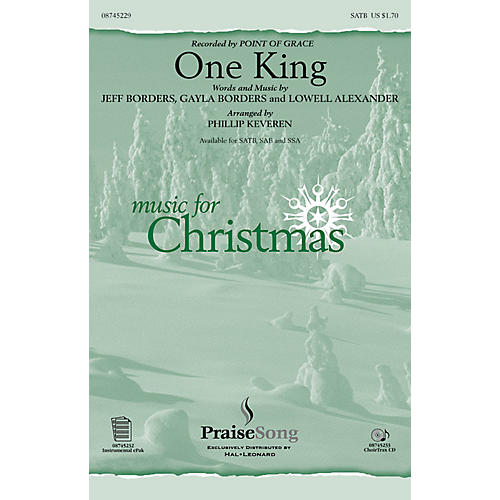 One King CHOIRTRAX CD by Point Of Grace Arranged by Phillip Keveren