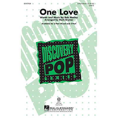 Hal Leonard One Love (Discovery Level 2 3-Part Mixed) 3-Part Mixed by Bob Marley arranged by Mark Brymer