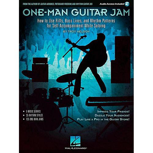 Hal Leonard One-Man Guitar Jam Book with Online Audio