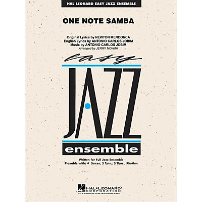 Hal Leonard One Note Samba Jazz Band Level 2 Arranged by Jerry Nowak