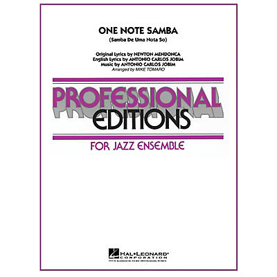 Hal Leonard One Note Samba Jazz Band Level 5 Arranged by Mike Tomaro