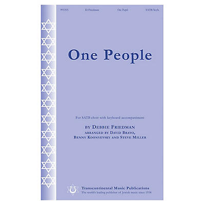 Hal Leonard One People SATB arranged by Steve Miller