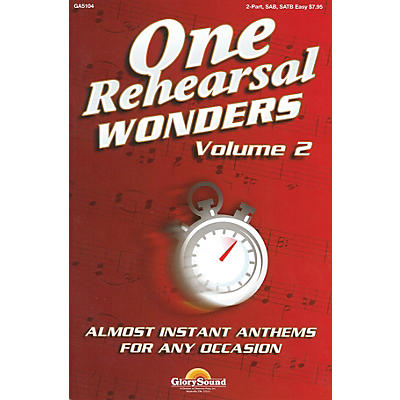 Shawnee Press One Rehearsal Wonders - Volume 2 (SATB) SATB composed by Various