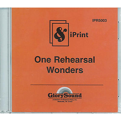 Shawnee Press One Rehearsal Wonders (iPrint Orchestration CD) Score & Parts