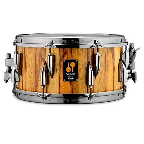 One-of-a-Kind Black Limba Snare Drum