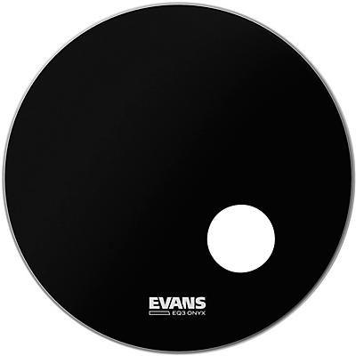 Evans Onyx Resonant Bass Drumhead