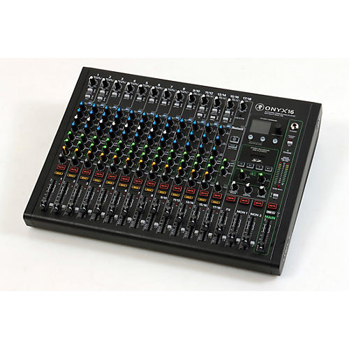 Mackie Onyx16 16-Channel Premium Analog Mixer With Multi-Track USB And Bluetooth Condition 3 - Scratch and Dent  197881107093