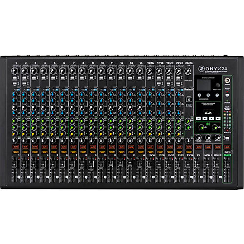 Mackie Onyx24 24-Channel Premium Analog Mixer With Multi-Track USB And Bluetooth