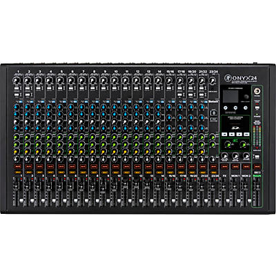 Mackie Onyx24 24-Channel Premium Analog Mixer With Multi-Track USB And Bluetooth