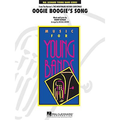 Hal Leonard Oogie Boogie's Song (from The Nightmare Before Christmas) - Young Concert Band Level 3 by Michael Brown