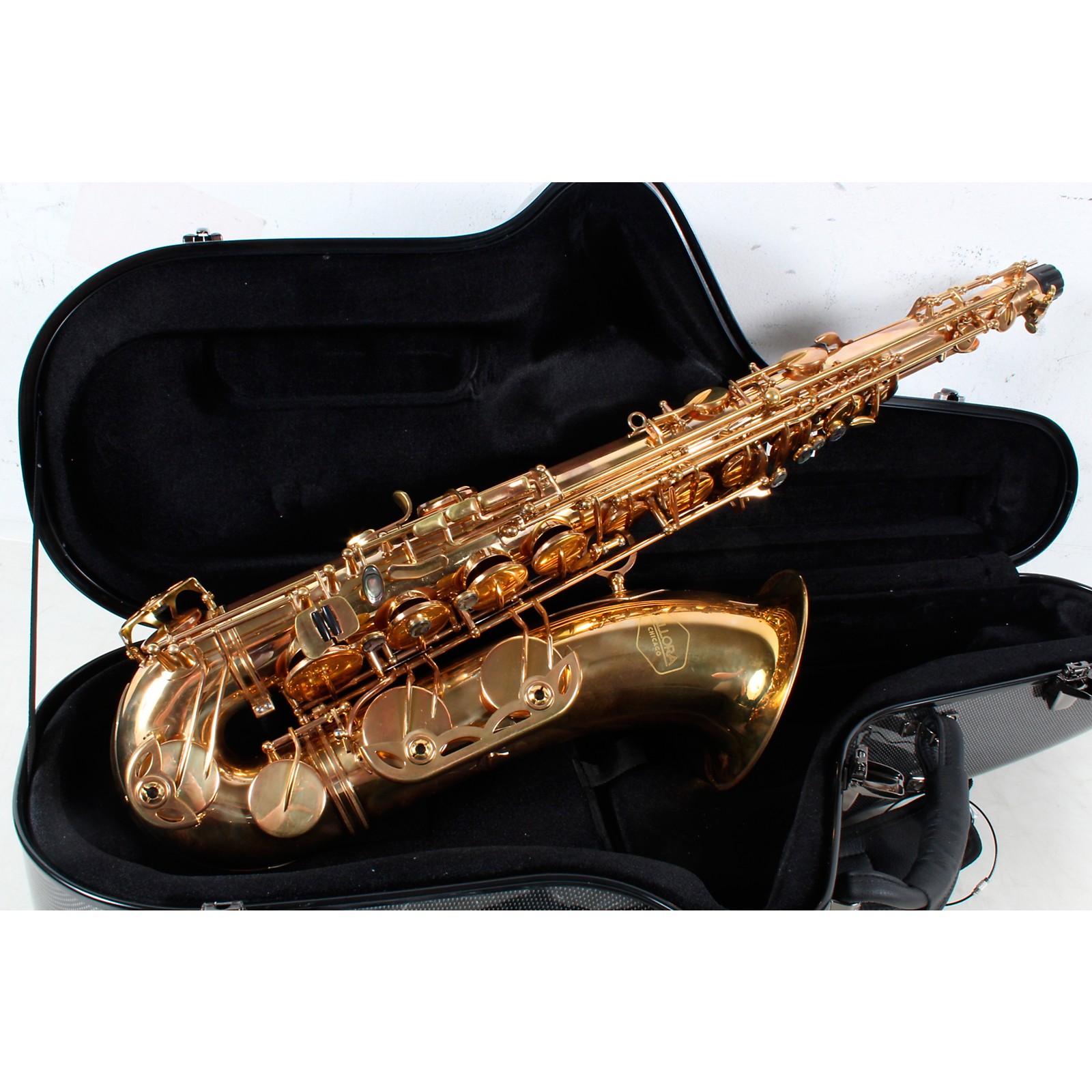 Open Box Allora ATS580 Chicago Series Tenor Saxophone Unlacquered 190839897527 Musician's Friend