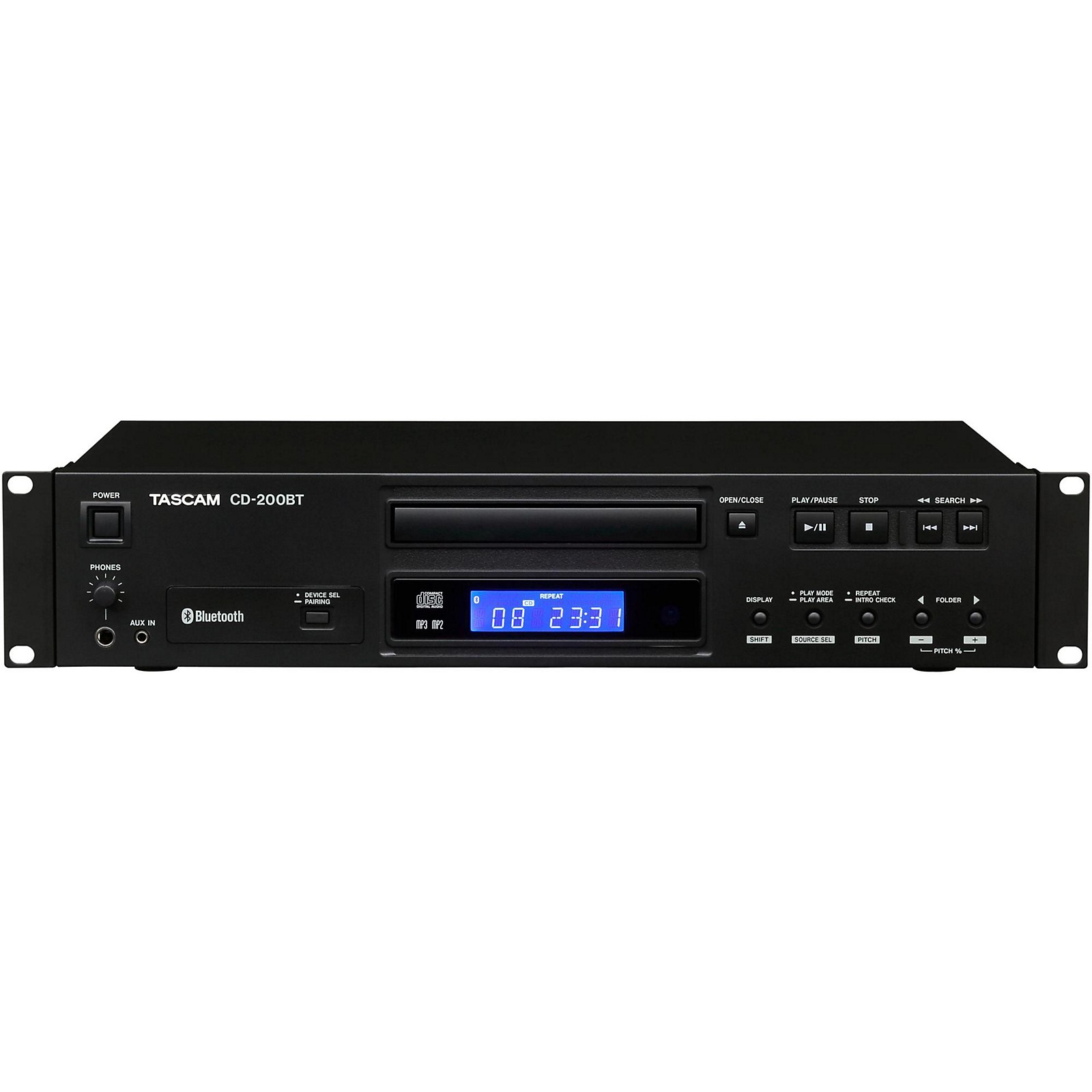 Open Box Tascam CD-200BT Professional CD Player with Bluetooth Receiver ...