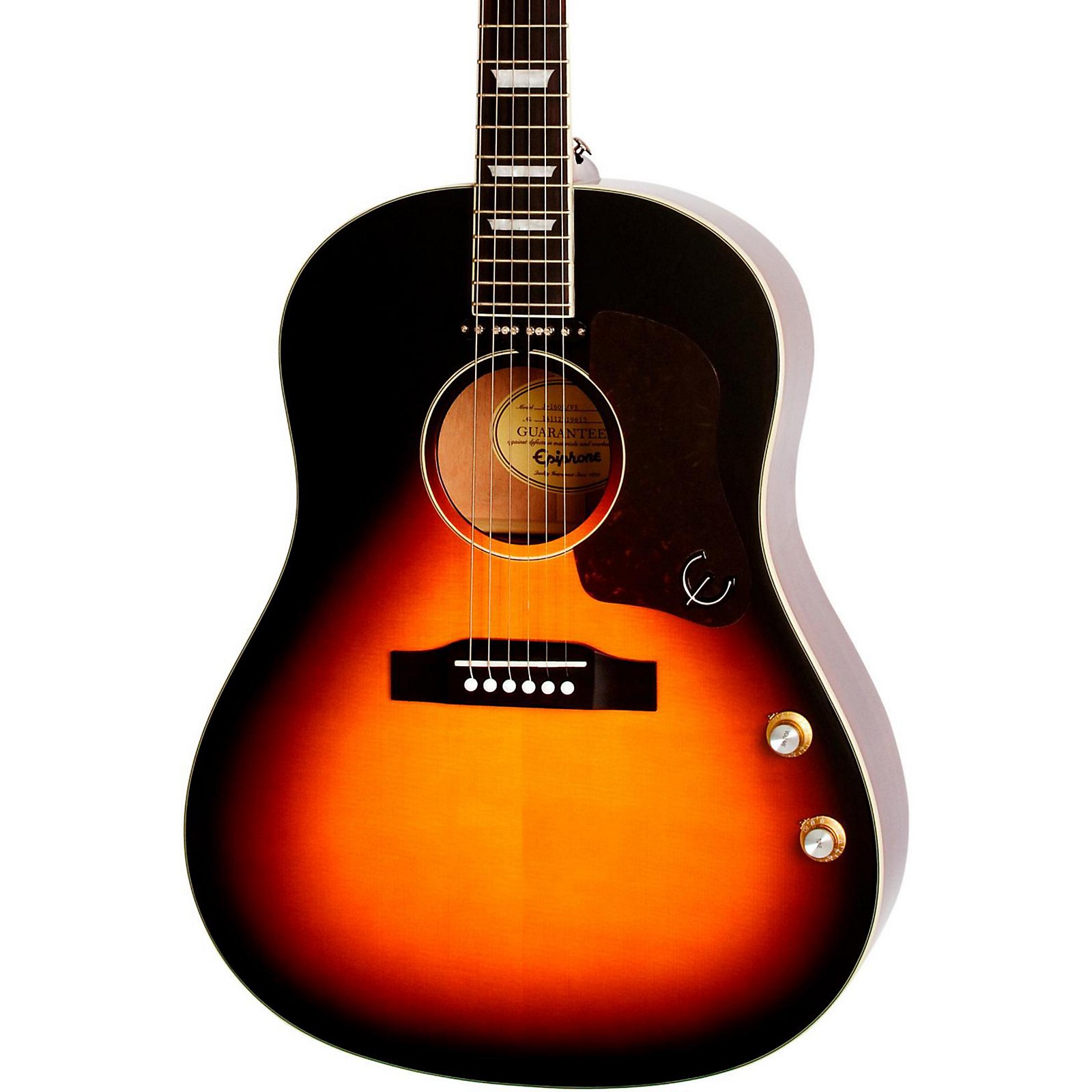 Open Box Epiphone Limited Edition Ej 160e Acoustic Electric Guitar Vintage Sunburst 194744008702