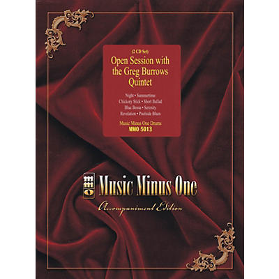 Music Minus One Open Session with the Greg Burrows Quintet Music Minus One Series Softcover with CD by Greg Burrows