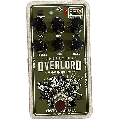 Electro-Harmonix Operation Nano Overdrive Effect Pedal