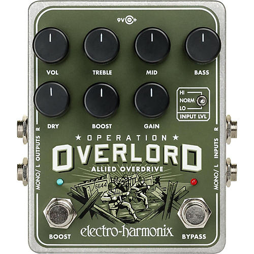 Electro-Harmonix Operation Overlord Overdrive Pedal Condition 1 - Mint