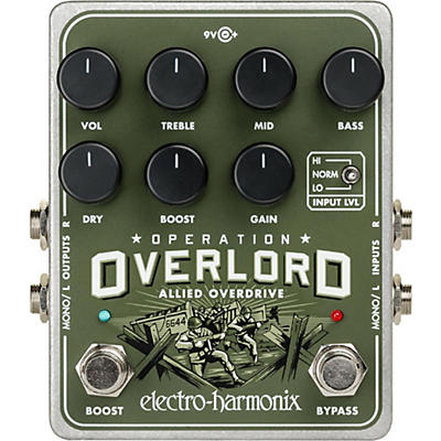 Electro-Harmonix Operation Overlord Overdrive Guitar Effects Pedal