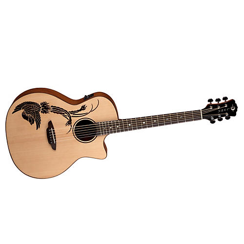 Oracle Folk Series Phoenix Cutaway Acoustic-Electric Guitar