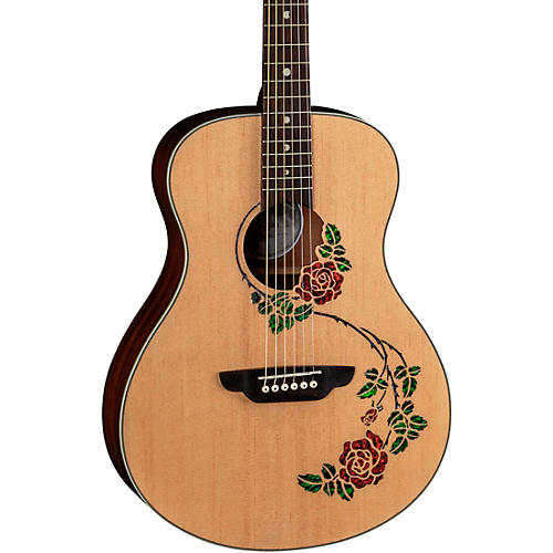 Luna Guitars Oracle Rose Folk Acoustic-Electric Guitar Natural