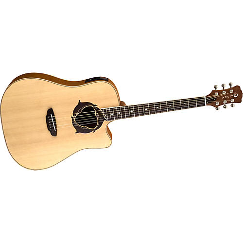 Oracle Series Dolphin Dreadnought Cutaway Acoustic-Electric Guitar