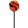 Danmar Percussion Orange Tiger Furry Bass Drum Beater