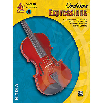 Alfred Orchestra Expressions Book One Student Edition Violin Book & CD 1